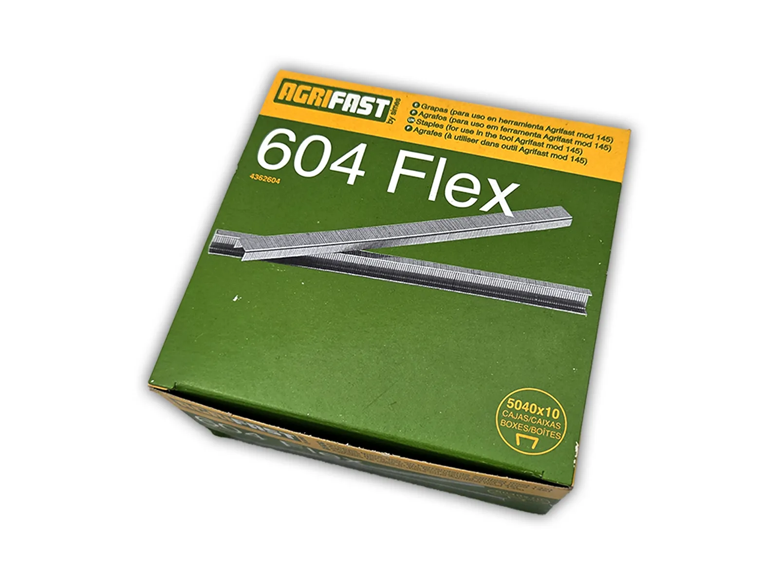 Agrifast 604Flex Tapetool zımba teli 50.400 adet karton Mod 145 uyumlu