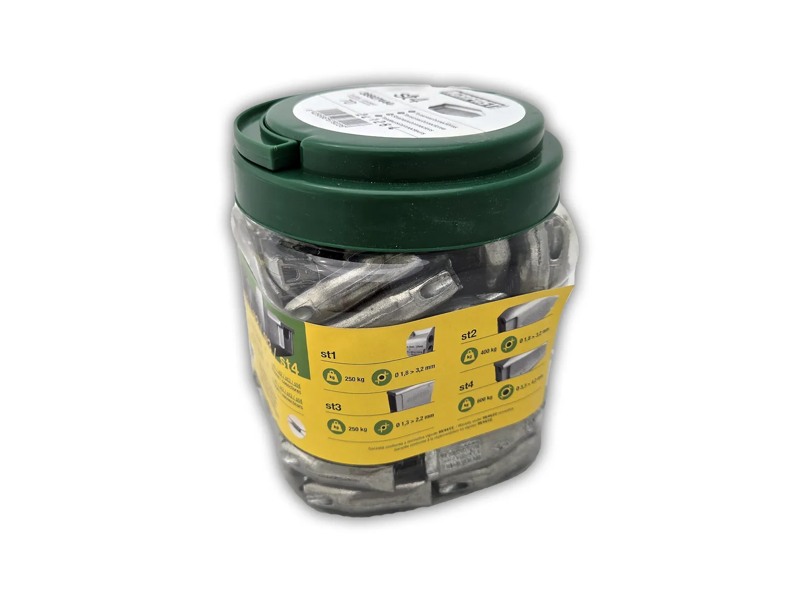 Agrifast ST4 çelik tel gerdirme/birleştirme klipsi (Ø2,70-4 mm, 600 kg)