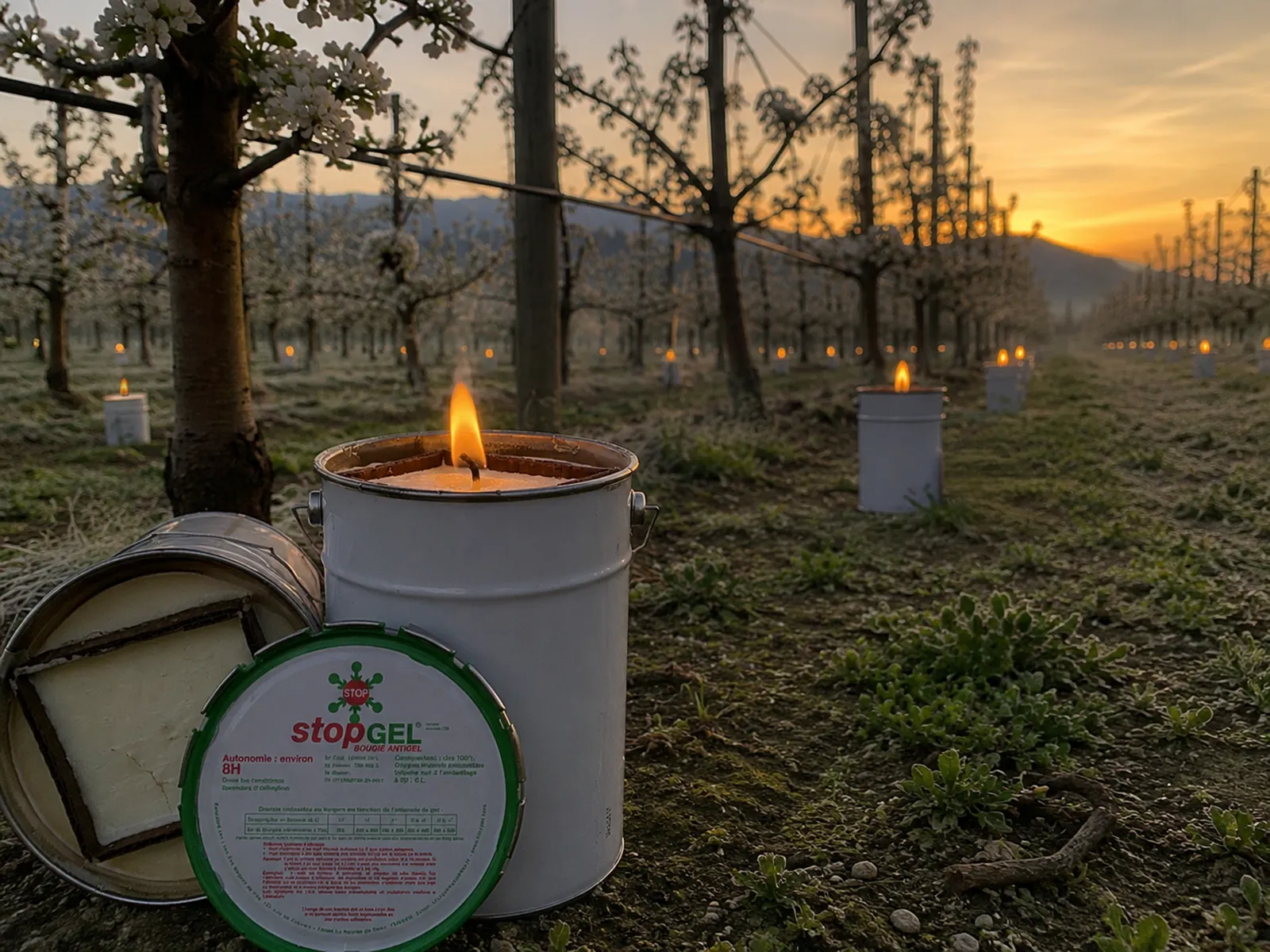 Stopgel Green %100 doğal kanola stearini 6 litre zirai don koruma mumu